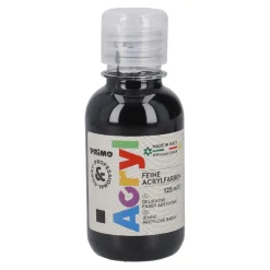 NANU-NANA Malereibedarf*Acrylfarbe, Schwarz, 125 Ml