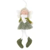 NANU-NANA Weihnachtsbaumschmuck|Weihnachten*Anhänger Engel, Pulli/grün, 16 Cm