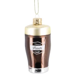 NANU-NANA Weihnachtsbaumschmuck*Anhänger Fancy, Bunt, Craftbeer/braun, 10 Cm