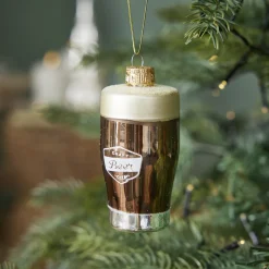 NANU-NANA Weihnachtsbaumschmuck*Anhänger Fancy, Bunt, Craftbeer/braun, 10 Cm