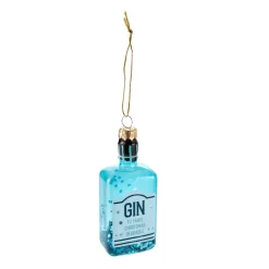 NANU-NANA Weihnachtsbaumschmuck*Anhänger Fancy, Bunt, Gin/blau, 11 Cm