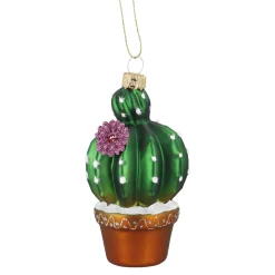 NANU-NANA Weihnachtsbaumschmuck*Anhänger Fancy, Bunt, Kaktus/Blume, 11 Cm