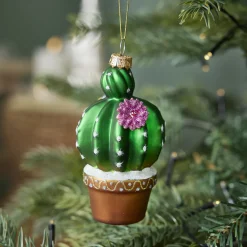 NANU-NANA Weihnachtsbaumschmuck*Anhänger Fancy, Bunt, Kaktus/Blume, 11 Cm