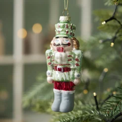 NANU-NANA Weihnachtsbaumschmuck*Anhänger Fancy, Bunt, Nussknacker/grün, 14 Cm