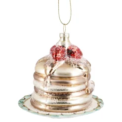 NANU-NANA Weihnachtsbaumschmuck*Anhänger Fancy, Bunt, Pfannkuchenteller, 9 Cm