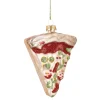 NANU-NANA Weihnachtsbaumschmuck*Anhänger Fancy, Bunt, Pizzastück, 11 Cm