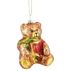 NANU-NANA Weihnachtsbaumschmuck*Anhänger Fancy, Bunt, Teddy/Schal, 9 Cm
