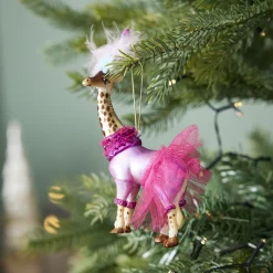 NANU-NANA Weihnachtsbaumschmuck|Weihnachten*Anhänger Fancy, Deluxe, Giraffe/Party