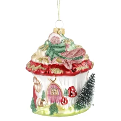 NANU-NANA Weihnachtsbaumschmuck|Weihnachten*Anhänger Fancy, Deluxe, Märchenwald-Haus