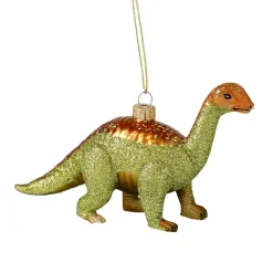 NANU-NANA Weihnachtsbaumschmuck*Anhänger Fancy, Edel, Dino/grün, 9 Cm