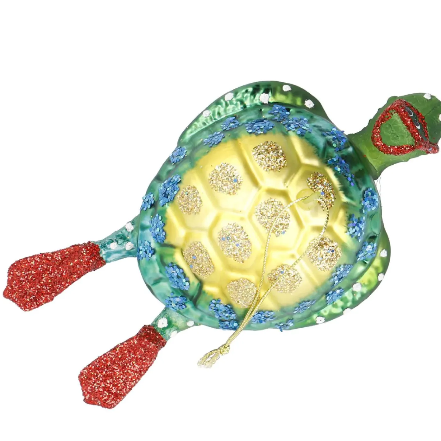 NANU-NANA Weihnachtsbaumschmuck*Anhänger Fancy, Edel, Schildkröte/Taucher, 14 Cm