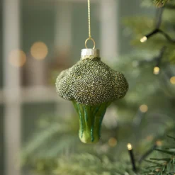 NANU-NANA Weihnachtsbaumschmuck*Anhänger Fancy, Klein, Brokkoli/grün