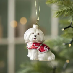 NANU-NANA Weihnachtsbaumschmuck*Anhänger Fancy, Klein, Hund Mit Jacke