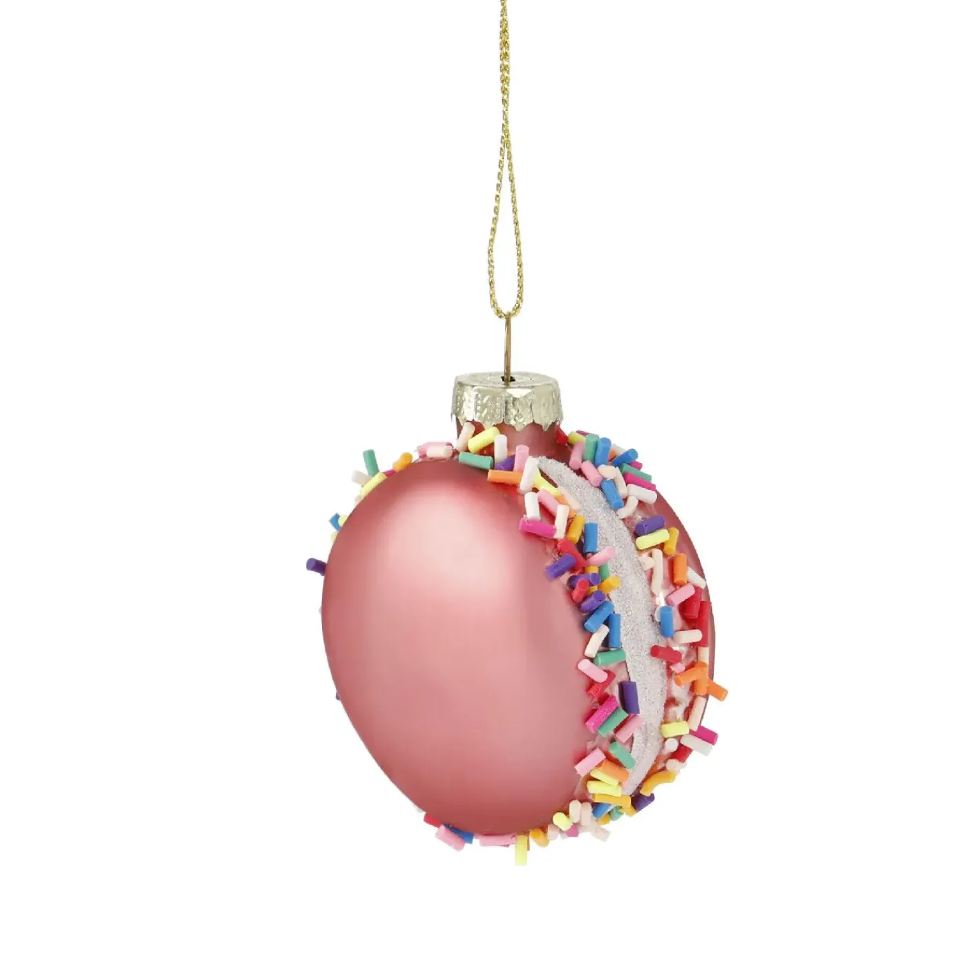 NANU-NANA Weihnachtsbaumschmuck*Anhänger Fancy, Klein, Macaron/rosa