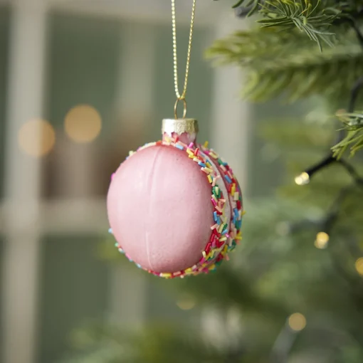 NANU-NANA Weihnachtsbaumschmuck*Anhänger Fancy, Klein, Macaron/rosa