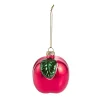 NANU-NANA Weihnachtsbaumschmuck*Anhänger Frucht, Apfel/rot, 7.5 Cm