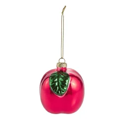 NANU-NANA Weihnachtsbaumschmuck*Anhänger Frucht, Apfel/rot, 7.5 Cm