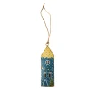NANU-NANA Deko-Anhänger|Weihnachtsbaumschmuck*Anhänger Haus, Dunkelblau, 13 Cm