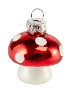NANU-NANA Weihnachtsbaumschmuck|Adventskränze & Zubehör*Anhänger Minipilz, Rot, 4,5 Cm