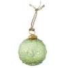 NANU-NANA Weihnachtsbaumschmuck*Anhänger Ornament, Kugel/grün, 7 Cm