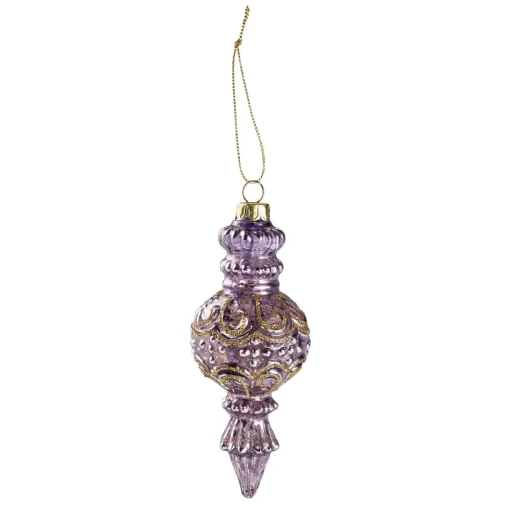 NANU-NANA Weihnachtsbaumschmuck*Anhänger Ornament/Kringel, Lila, 15 Cm