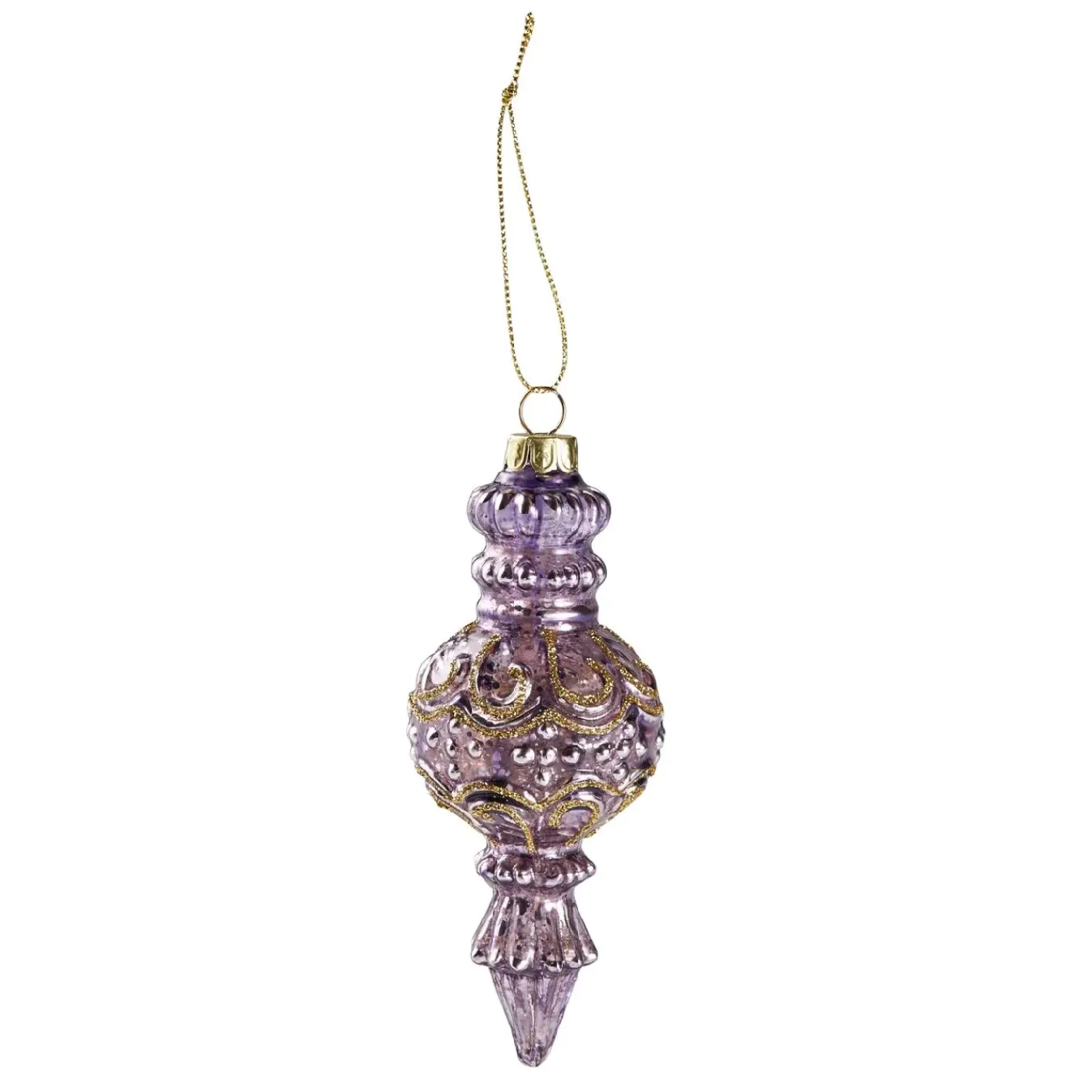 NANU-NANA Weihnachtsbaumschmuck*Anhänger Ornament/Kringel, Lila, 15 Cm