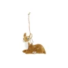 NANU-NANA Weihnachtsbaumschmuck|Adventskränze & Zubehör*Anhänger Rehkitz, Hellbraun, Liegend, 6 Cm