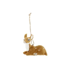 NANU-NANA Weihnachtsbaumschmuck|Adventskränze & Zubehör*Anhänger Rehkitz, Hellbraun, Liegend, 6 Cm