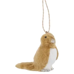 NANU-NANA Weihnachtsbaumschmuck|Weihnachten*Anhänger Vogel, Hellbraun/links, 8.5 Cm