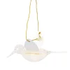 NANU-NANA Deko-Anhänger|Frühlingsdeko*Anhänger Vogel, Offwhite, 12 Cm