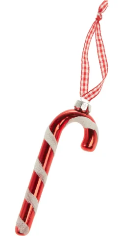 NANU-NANA Shop The Geschenk|Deko-Anhänger*Anhänger Zuckerstange, Glänzend, 12 Cm
