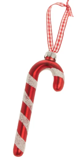 NANU-NANA Shop The Geschenk|Deko-Anhänger*Anhänger Zuckerstange, Matt, 12 Cm