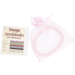 NANU-NANA Fashion*Armband Edelstein-Energie, Rosenquarz/rosa