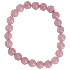 NANU-NANA Fashion*Armband Edelstein-Energie, Rosenquarz/rosa