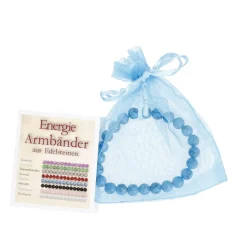 NANU-NANA Geschenkideen|Fashion*Armband Edelstein-Energie, Howlite/blau