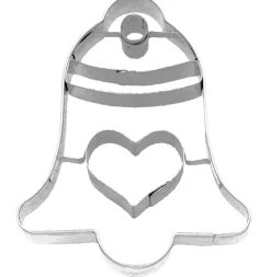 NANU-NANA Weihnachtsbäckerei|Weihnachten*Ausstechform Glocke/Herz, 6 Cm