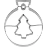 NANU-NANA Weihnachtsbäckerei|Weihnachten*Ausstechform Kugel/Tannenbaum, 6 Cm