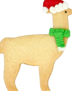 NANU-NANA Weihnachtsbäckerei*Ausstechform Weihnachts-Lama, 7 Cm