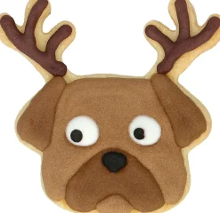 NANU-NANA Weihnachtsbäckerei*Ausstechform Weihnachtsmops, 6 Cm
