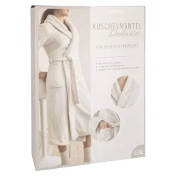 NANU-NANA Geschenkideen|Fashion*Bademantel Flausch, Creme, L/XL