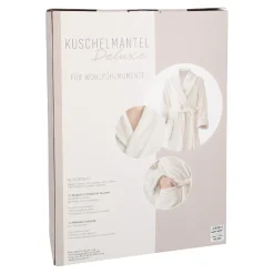 NANU-NANA Geschenkideen|Fashion*Bademantel Flausch, Creme, L/XL