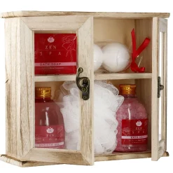 NANU-NANA Geschenkideen*Badeset Schrank, Zen Spa/rosa