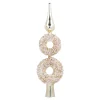 NANU-NANA Weihnachtsbaumschmuck*Baumspitze Fancy, Donuts/gold, 30 Cm