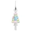 NANU-NANA Weihnachtsbaumschmuck*Baumspitze Fancy, Macarons/silber, 30 Cm