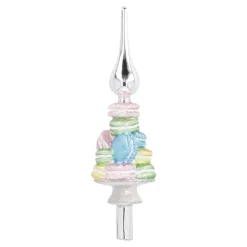 NANU-NANA Weihnachtsbaumschmuck*Baumspitze Fancy, Macarons/silber, 30 Cm