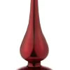 NANU-NANA Weihnachtsbaumschmuck*Baumspitze, Rot Glänzend, 25 Cm