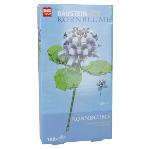 NANU-NANA Geschenkideen*Bausteine-Set 3D, Kornblume, 32 Cm