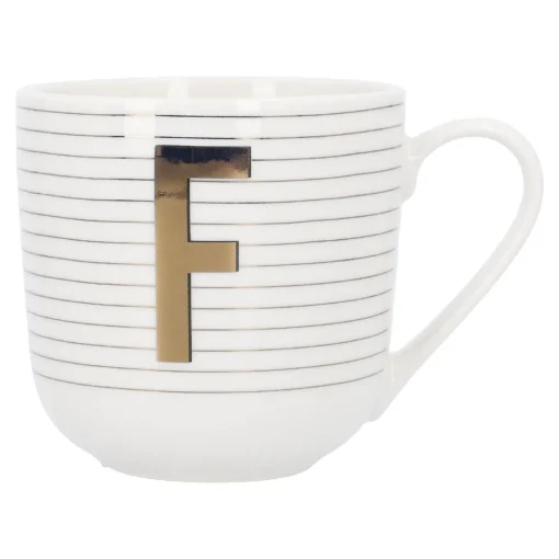 NANU-NANA Küche|Weihnachtsbecher*Becher Buchstabe/Streifen, F, 450 Ml