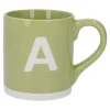 NANU-NANA Küche*Becher Buchstabe/Uni, A/grün, 440 Ml