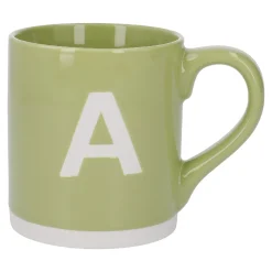 NANU-NANA Küche*Becher Buchstabe/Uni, A/grün, 440 Ml